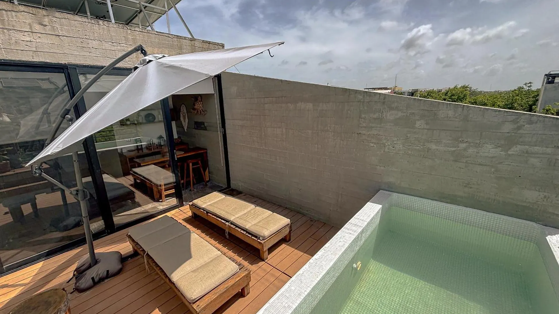 Apartament Lujoso Penthouse Remodelado De Tres Pisos En Madara Tulum